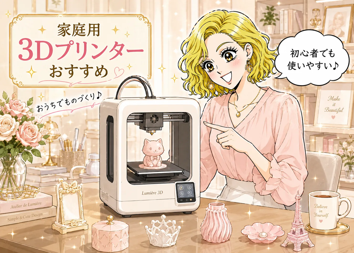 家庭用3Dプリンターおすすめ8選！初心者でも使えるものは