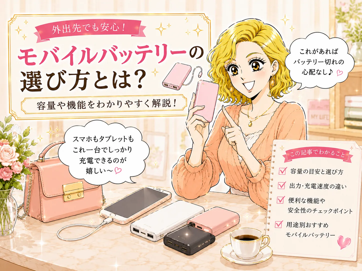モバイルバッテリーおすすめ10選！充電回数やスピード重視で厳選